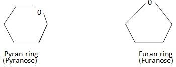 cyclic form of Monosaccharides